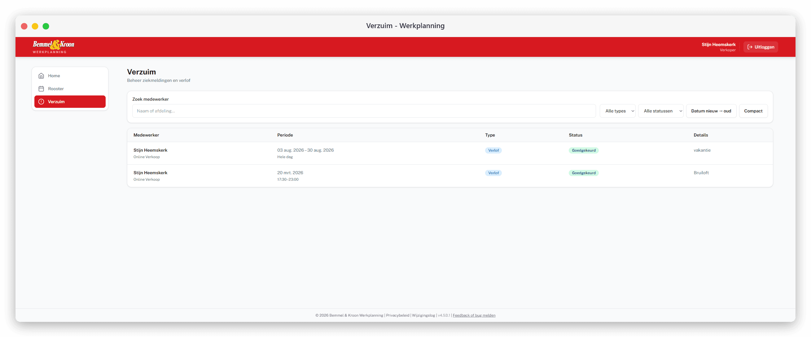 Bemmel & Kroon absence management